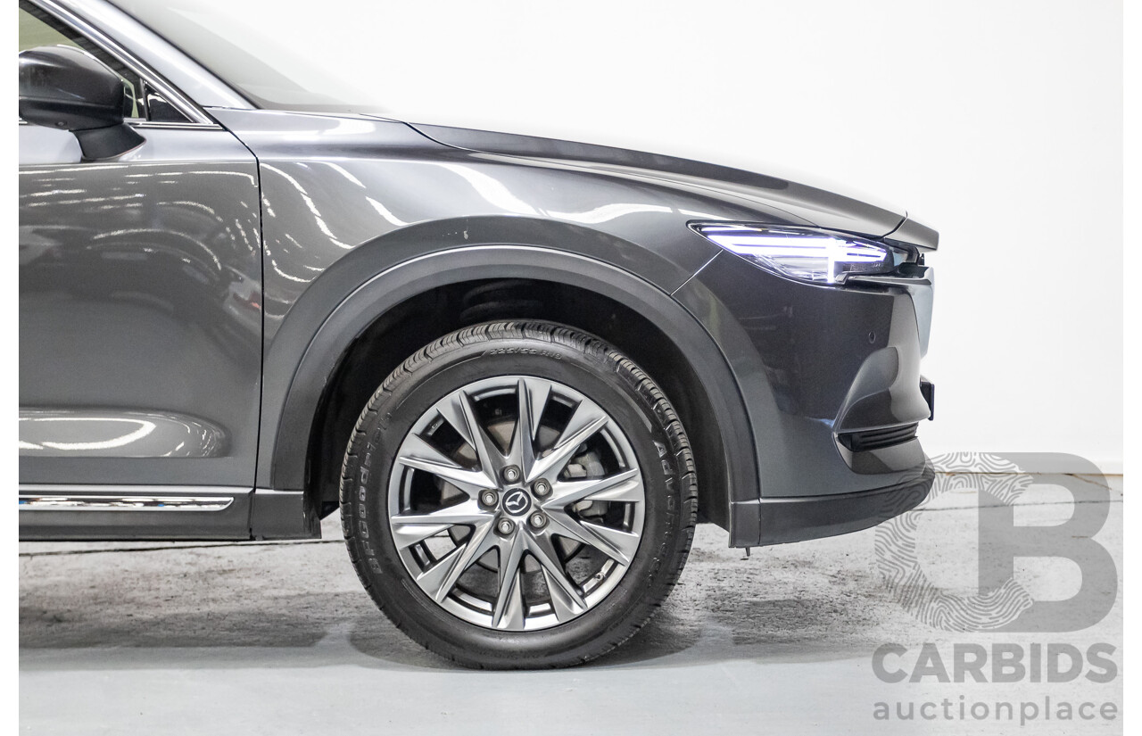 11/2020 Mazda CX-8 Asaki (AWD) CX8C 4d Wagon Machine Grey Metallic Turbo Diesel 2.2L - 7 Seater