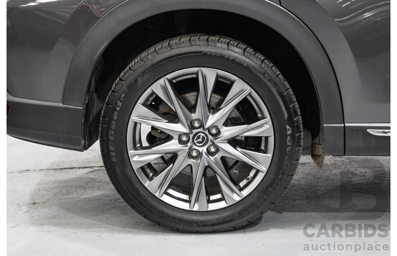 11/2020 Mazda CX-8 Asaki (AWD) CX8C 4d Wagon Machine Grey Metallic Turbo Diesel 2.2L - 7 Seater