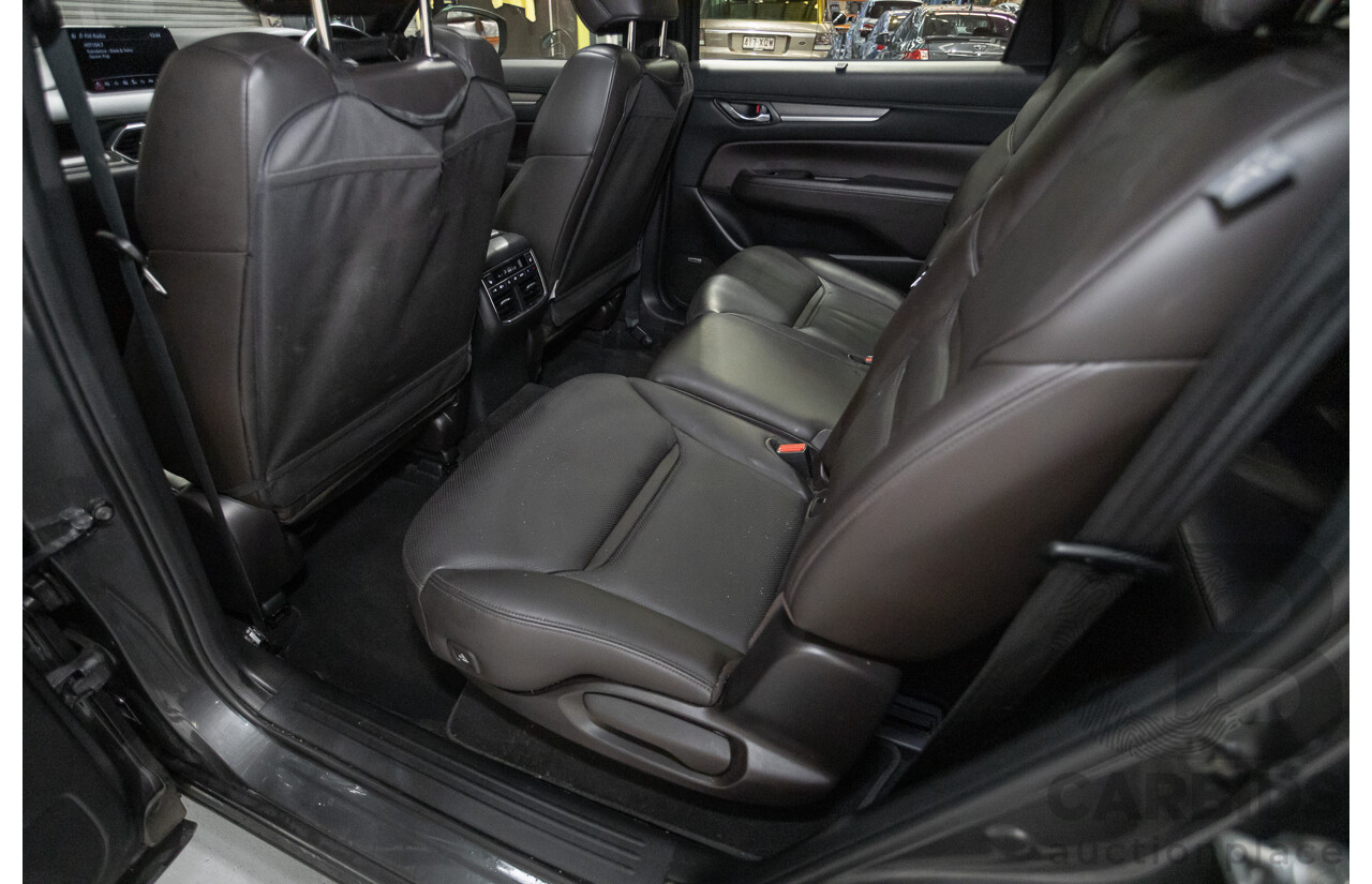 11/2020 Mazda CX-8 Asaki (AWD) CX8C 4d Wagon Machine Grey Metallic Turbo Diesel 2.2L - 7 Seater