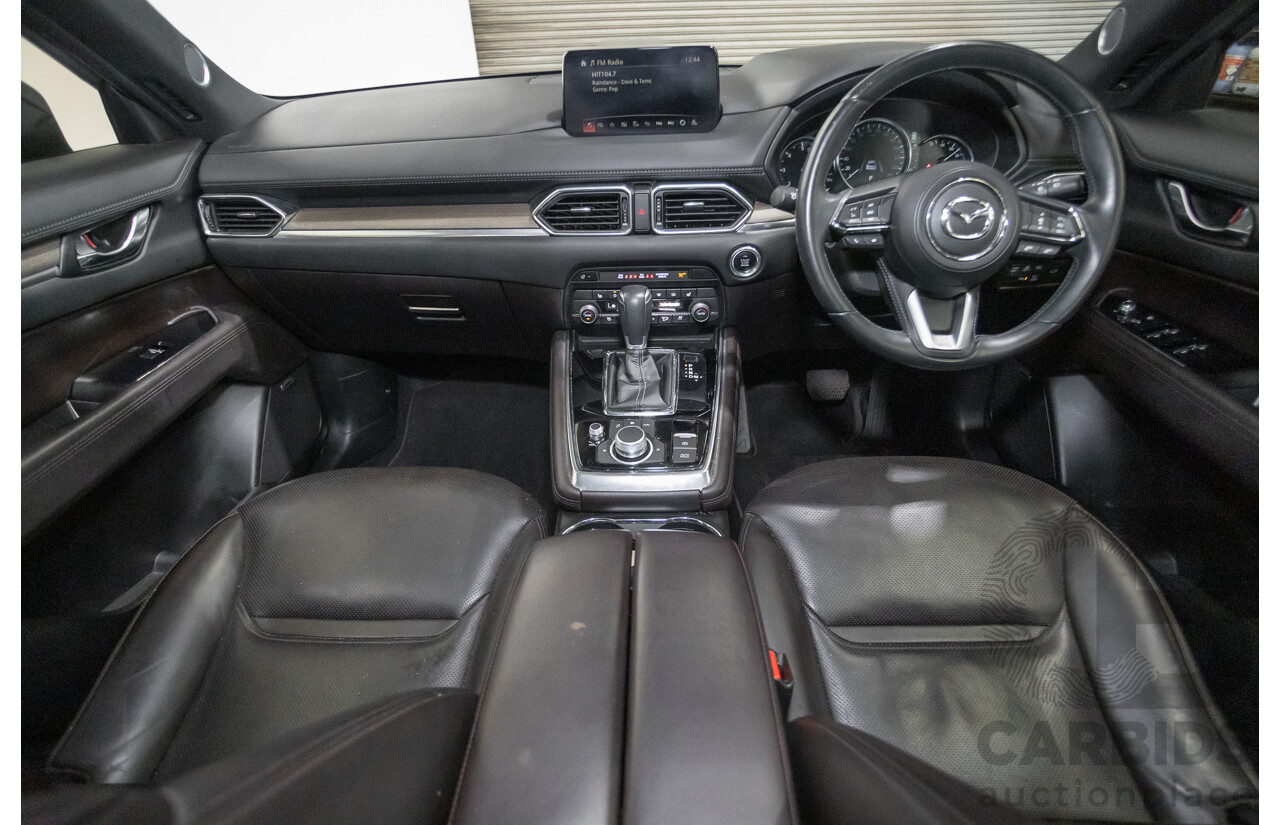 11/2020 Mazda CX-8 Asaki (AWD) CX8C 4d Wagon Machine Grey Metallic Turbo Diesel 2.2L - 7 Seater