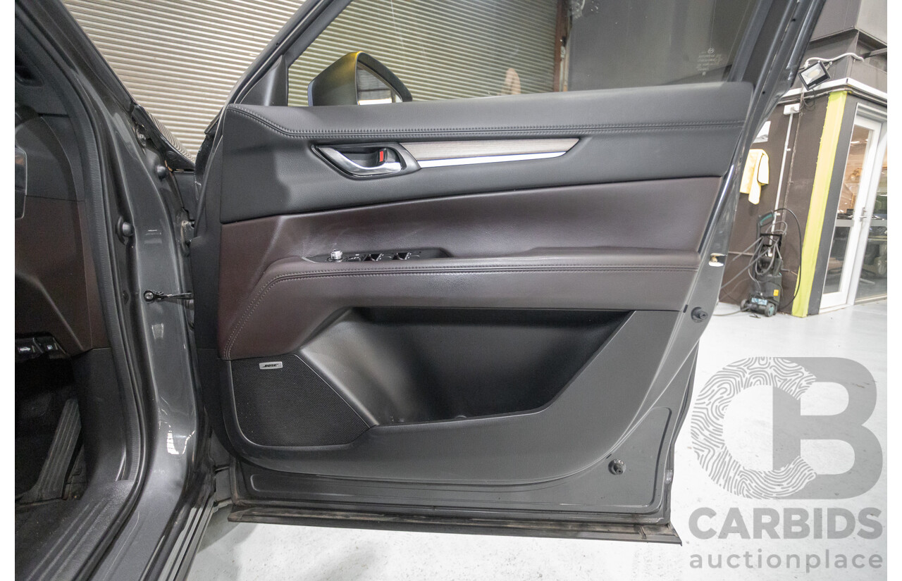 11/2020 Mazda CX-8 Asaki (AWD) CX8C 4d Wagon Machine Grey Metallic Turbo Diesel 2.2L - 7 Seater