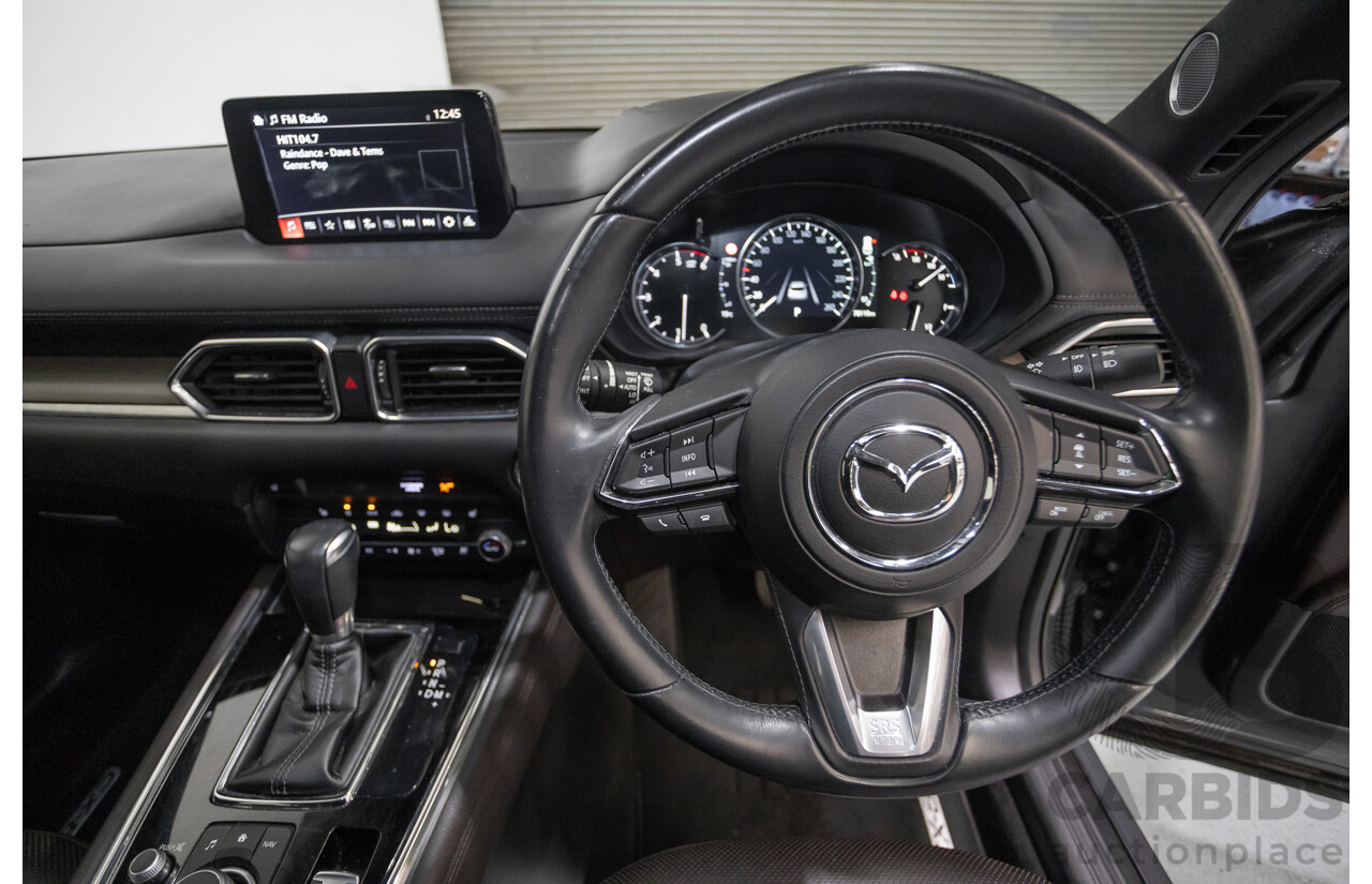11/2020 Mazda CX-8 Asaki (AWD) CX8C 4d Wagon Machine Grey Metallic Turbo Diesel 2.2L - 7 Seater
