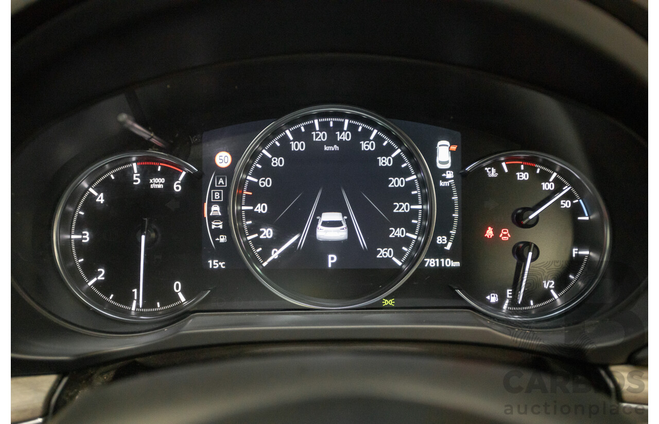 11/2020 Mazda CX-8 Asaki (AWD) CX8C 4d Wagon Machine Grey Metallic Turbo Diesel 2.2L - 7 Seater
