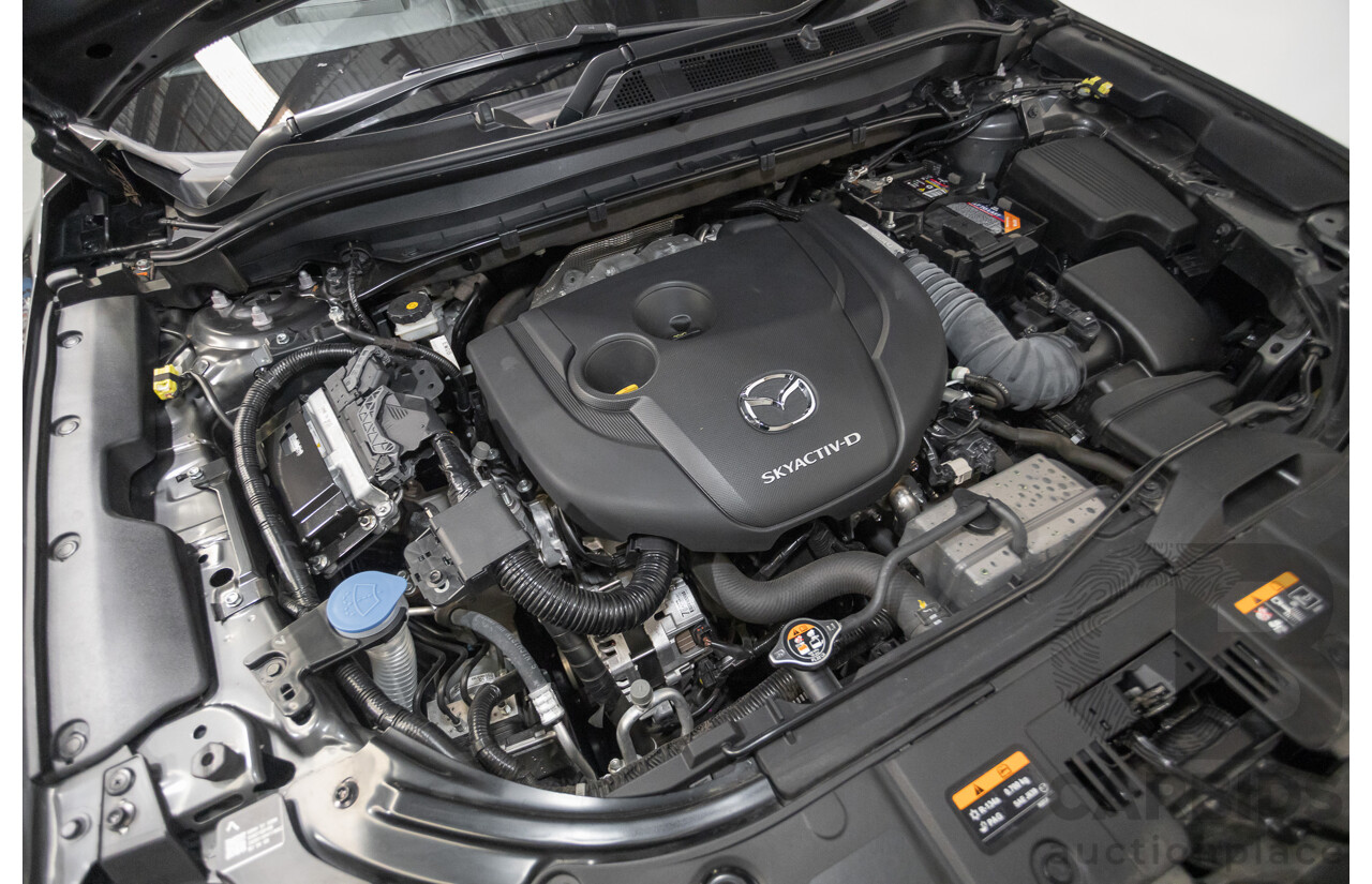 11/2020 Mazda CX-8 Asaki (AWD) CX8C 4d Wagon Machine Grey Metallic Turbo Diesel 2.2L - 7 Seater