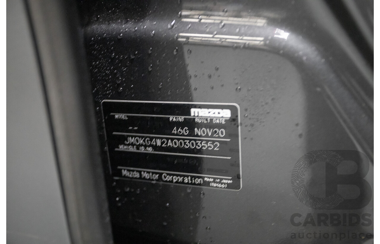 11/2020 Mazda CX-8 Asaki (AWD) CX8C 4d Wagon Machine Grey Metallic Turbo Diesel 2.2L - 7 Seater