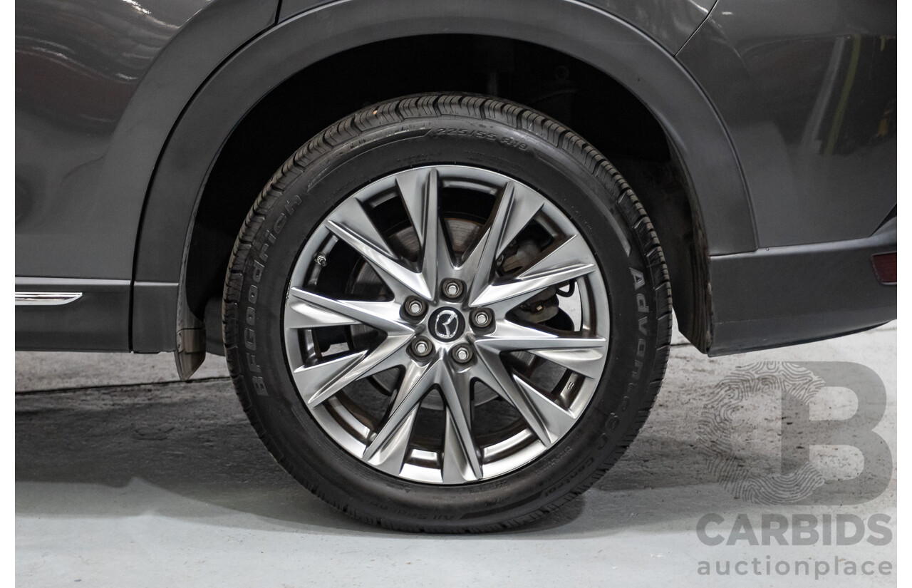 11/2020 Mazda CX-8 Asaki (AWD) CX8C 4d Wagon Machine Grey Metallic Turbo Diesel 2.2L - 7 Seater