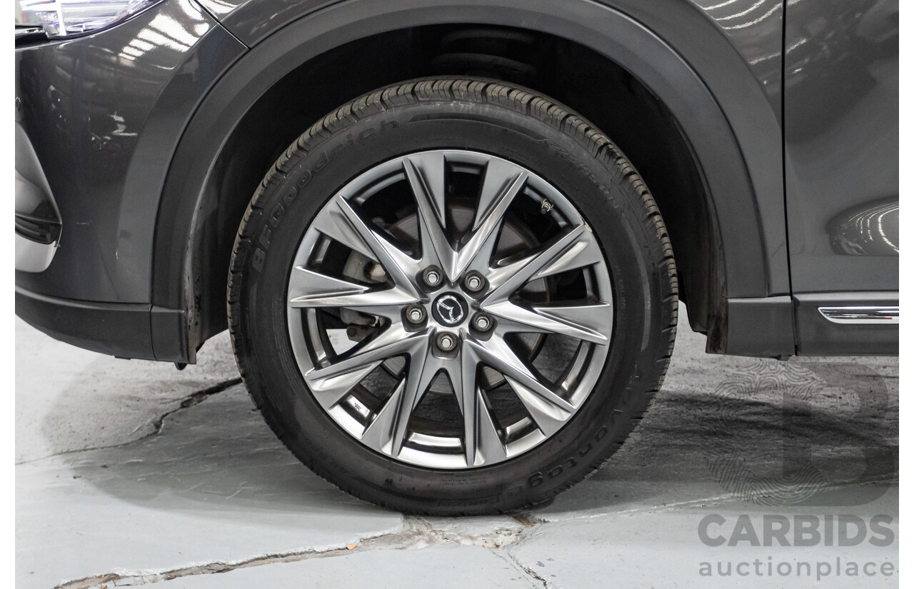11/2020 Mazda CX-8 Asaki (AWD) CX8C 4d Wagon Machine Grey Metallic Turbo Diesel 2.2L - 7 Seater