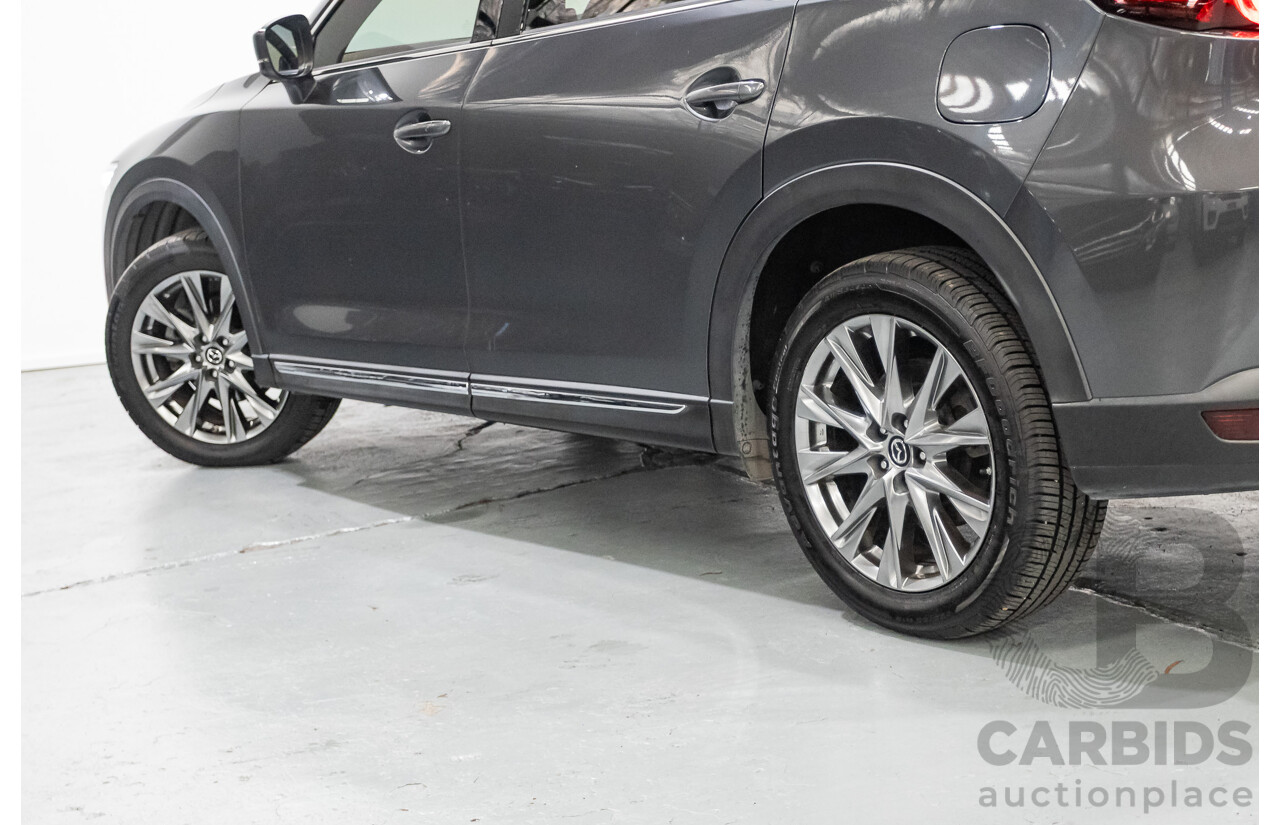 11/2020 Mazda CX-8 Asaki (AWD) CX8C 4d Wagon Machine Grey Metallic Turbo Diesel 2.2L - 7 Seater