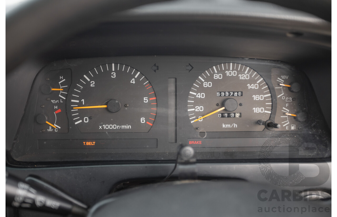 11/1993 Toyota Landcruiser DX (4x4) 4D Wagon Glacial White Diesel 4.2L