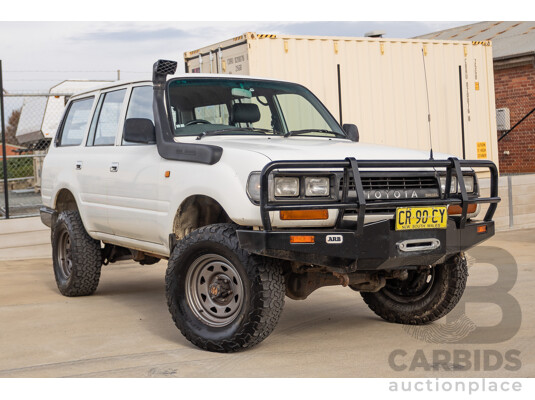1662146 · 11/1993 Toyota Landcruiser DX (4x4) 4D Wagon Glacial White Diesel 4.2L