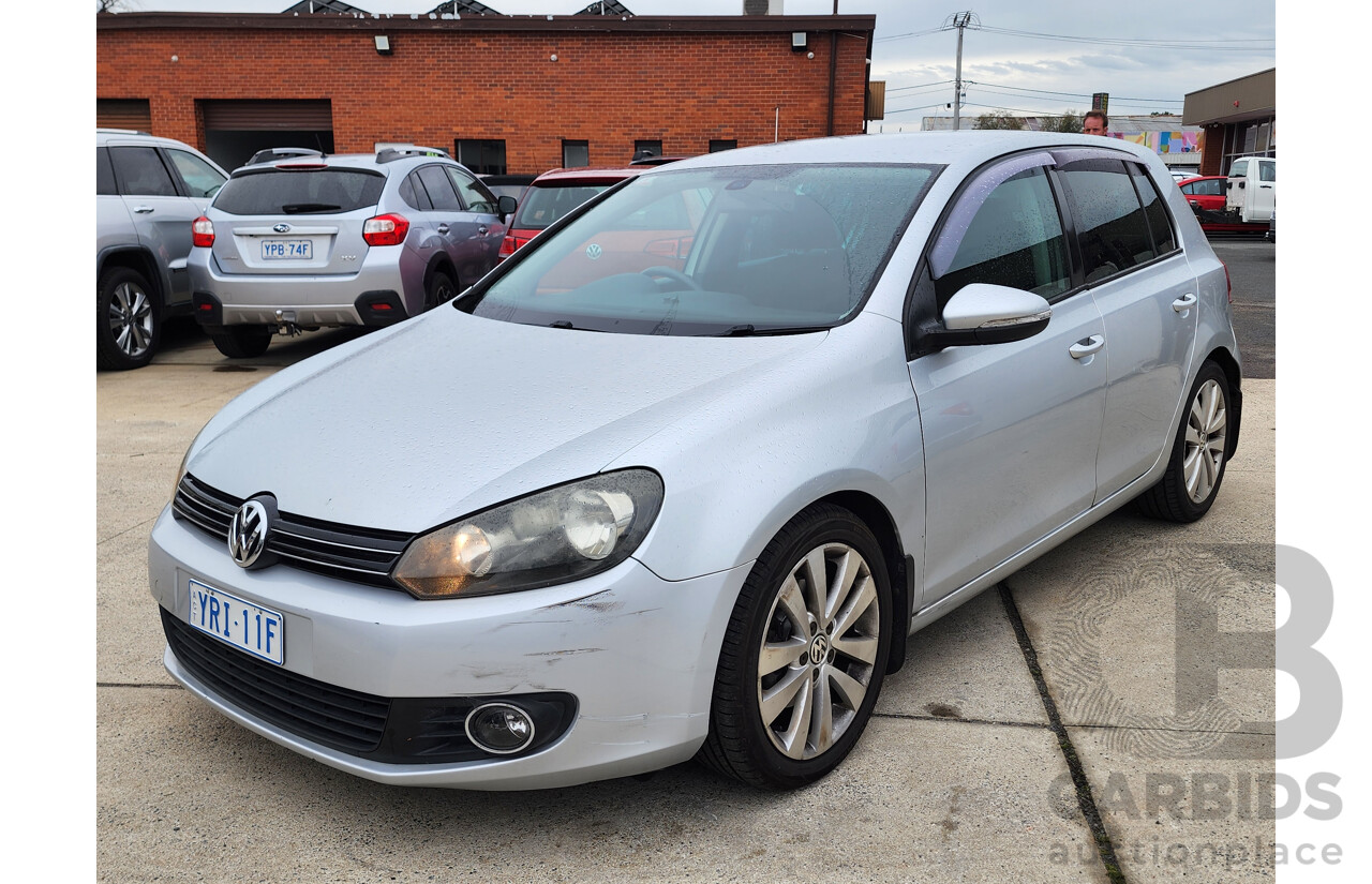 02/2009 Volkswagen Golf 2.0 TDI Pacific 1K MY09 5d Hatchback Silver 2.0L