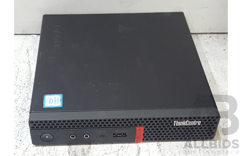 Lenovo ThinkCentre M720q Intel Core i7 (8700T) 2.40GHz-4.00GHz 6-Core CPU Tiny Form Factor Desktop Computer w/ Power Adapter
