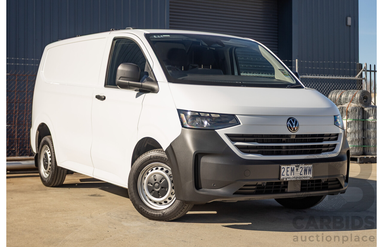 12/2025 Volkswagen Transporter TDI SWB Lite MY25 3d Van White Turbo Diesel 2.0L