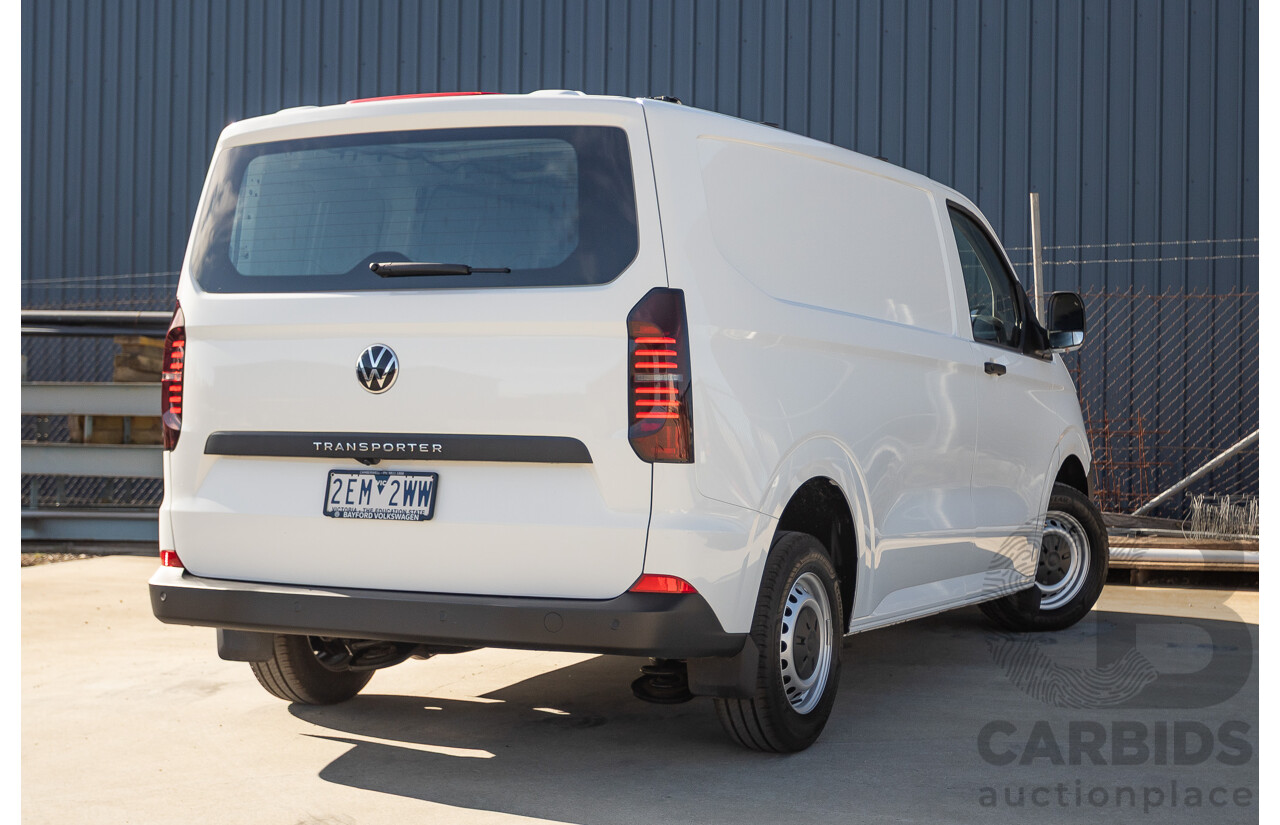 12/2025 Volkswagen Transporter TDI SWB Lite MY25 3d Van White Turbo Diesel 2.0L