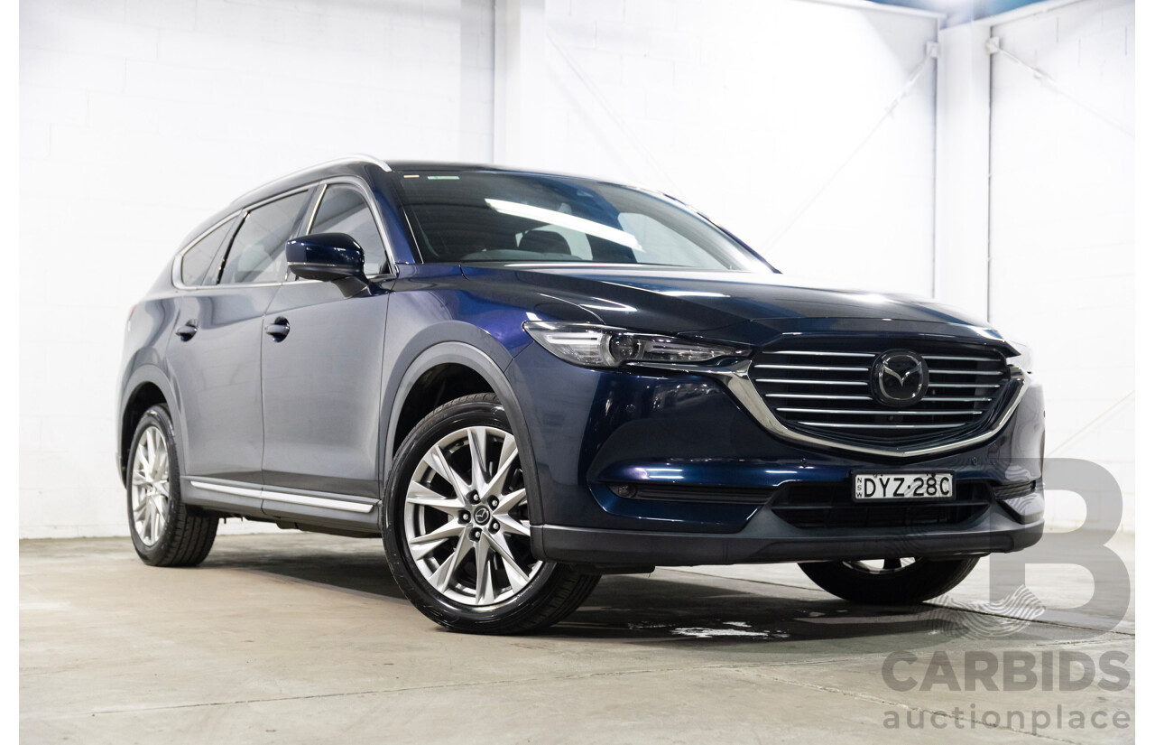 09/2018 Mazda CX-8 Asaki (AWD) KG MY18 4D Wagon Blue Twin Turbo Diesel 2.2L - 7 Seater