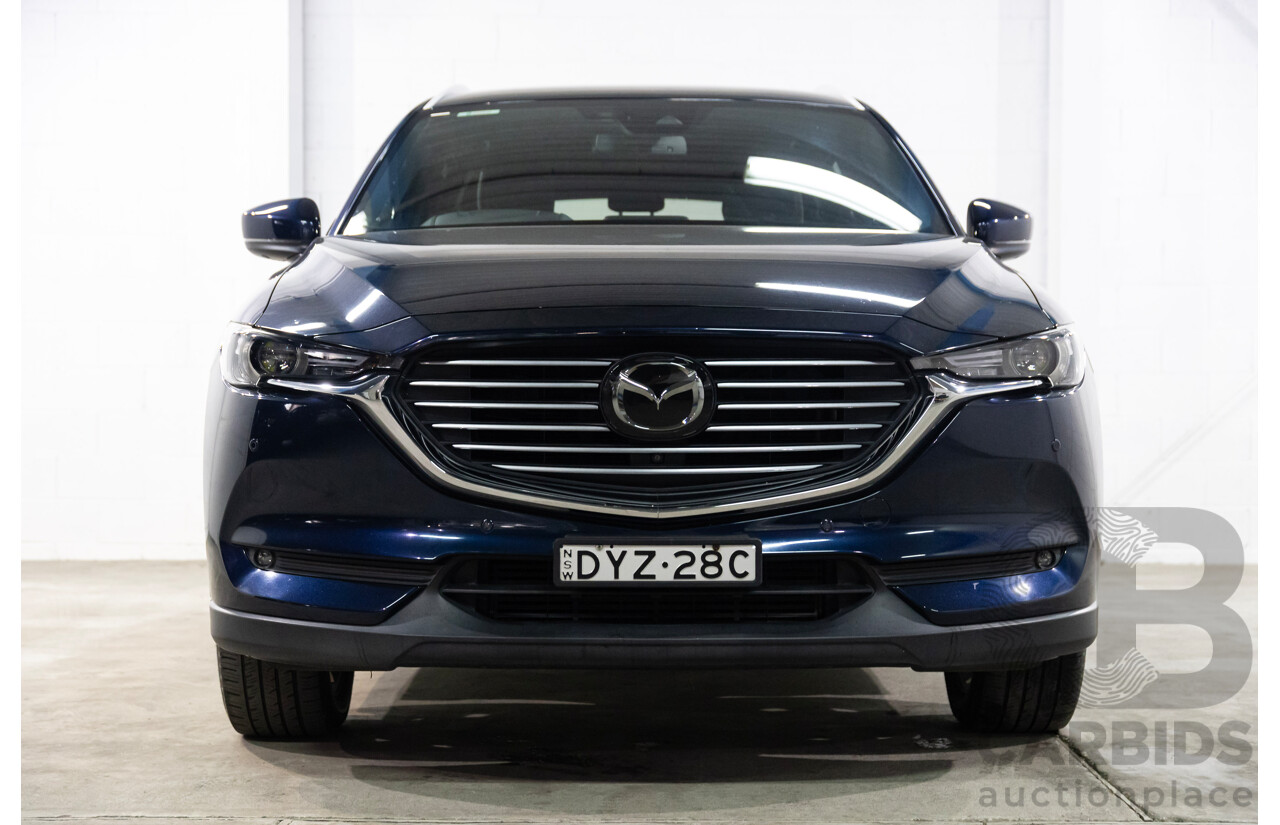 09/2018 Mazda CX-8 Asaki (AWD) KG MY18 4D Wagon Blue Twin Turbo Diesel 2.2L - 7 Seater