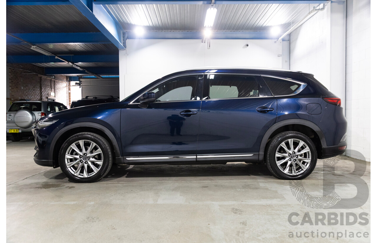 09/2018 Mazda CX-8 Asaki (AWD) KG MY18 4D Wagon Blue Twin Turbo Diesel 2.2L - 7 Seater