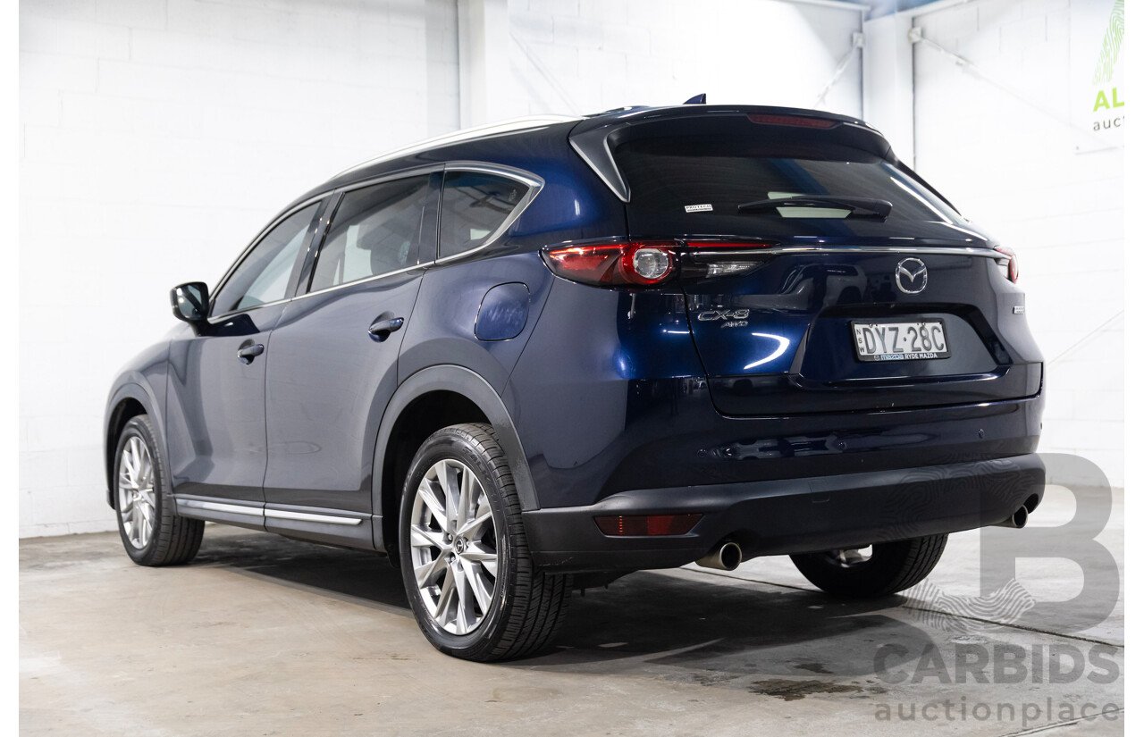 09/2018 Mazda CX-8 Asaki (AWD) KG MY18 4D Wagon Blue Twin Turbo Diesel 2.2L - 7 Seater