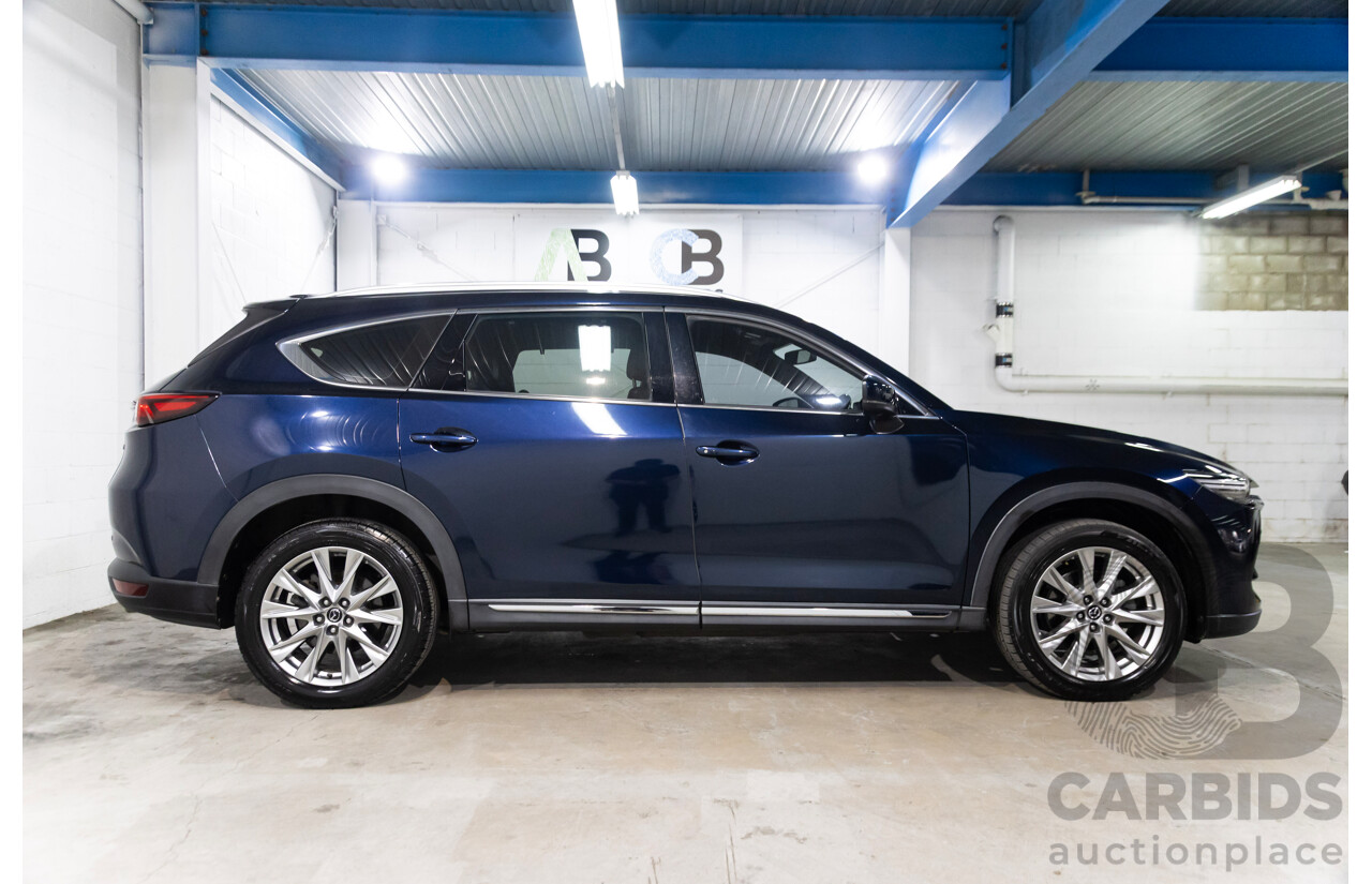 09/2018 Mazda CX-8 Asaki (AWD) KG MY18 4D Wagon Blue Twin Turbo Diesel 2.2L - 7 Seater