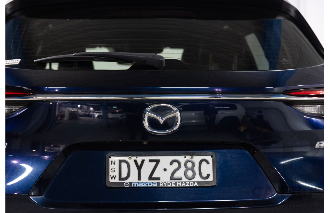 09/2018 Mazda CX-8 Asaki (AWD) KG MY18 4D Wagon Blue Twin Turbo Diesel 2.2L - 7 Seater