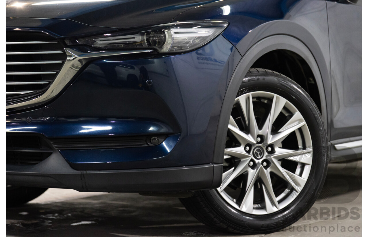 09/2018 Mazda CX-8 Asaki (AWD) KG MY18 4D Wagon Blue Twin Turbo Diesel 2.2L - 7 Seater