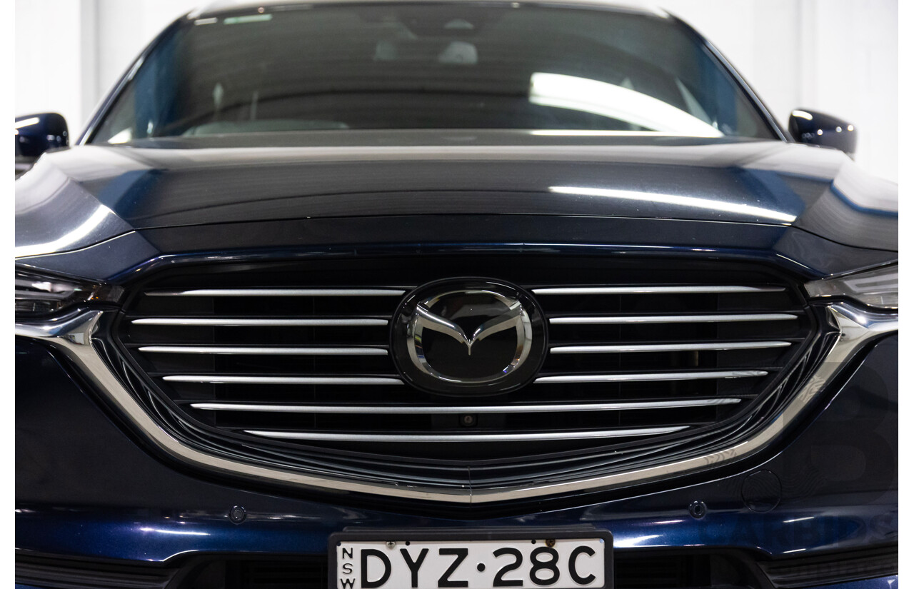 09/2018 Mazda CX-8 Asaki (AWD) KG MY18 4D Wagon Blue Twin Turbo Diesel 2.2L - 7 Seater