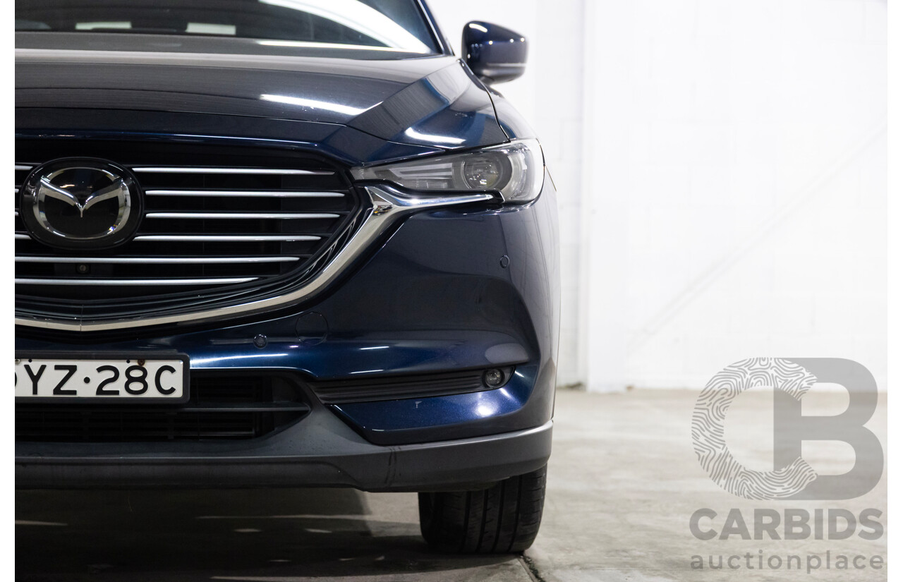 09/2018 Mazda CX-8 Asaki (AWD) KG MY18 4D Wagon Blue Twin Turbo Diesel 2.2L - 7 Seater