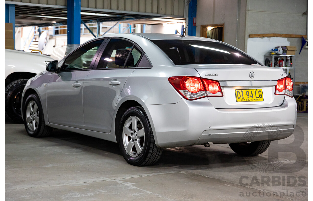 06/2011 Holden Cruze CD (FWD) JH 4D Sedan Silver 1.8L