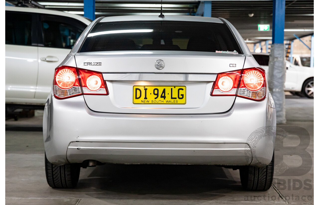 06/2011 Holden Cruze CD (FWD) JH 4D Sedan Silver 1.8L