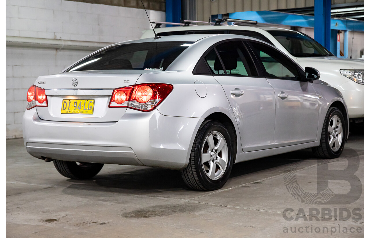 06/2011 Holden Cruze CD (FWD) JH 4D Sedan Silver 1.8L