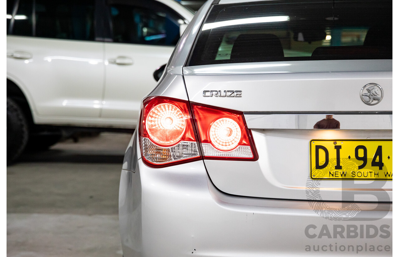 06/2011 Holden Cruze CD (FWD) JH 4D Sedan Silver 1.8L