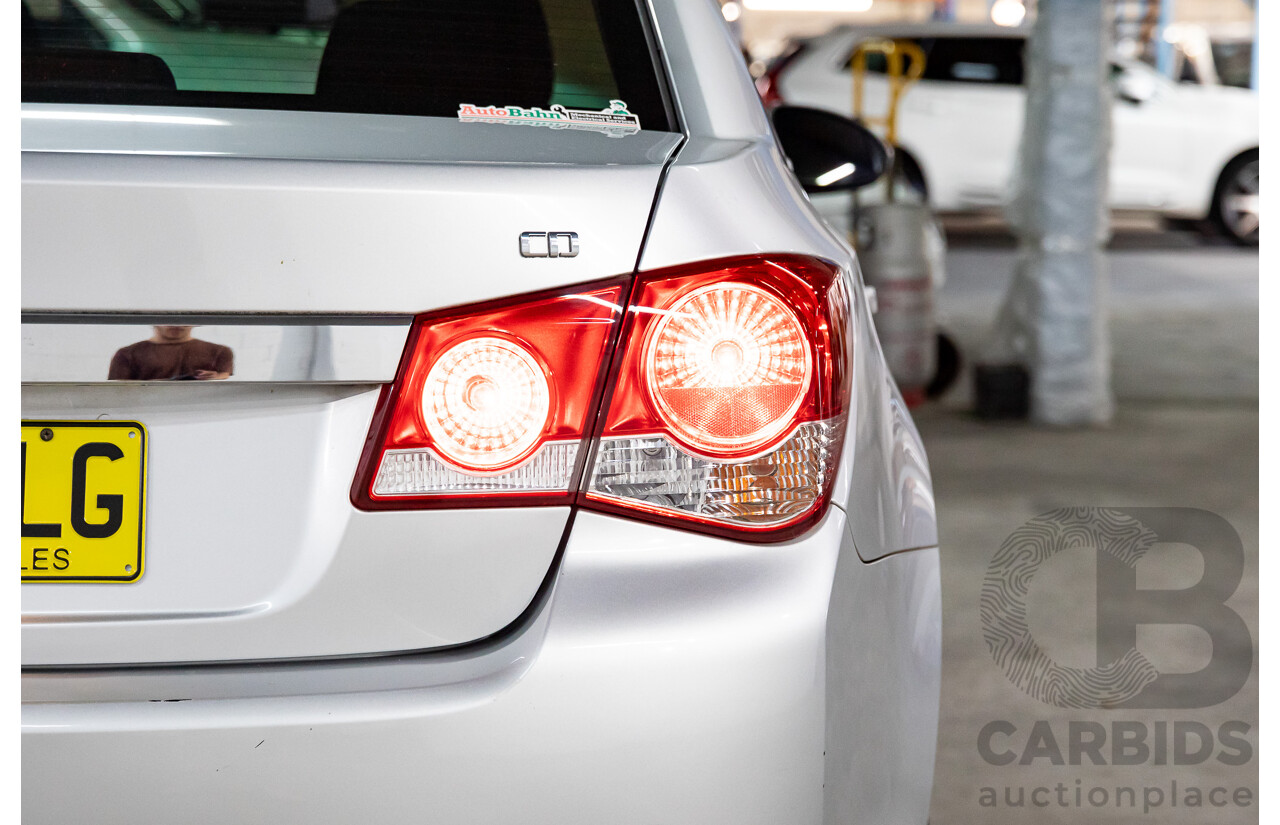 06/2011 Holden Cruze CD (FWD) JH 4D Sedan Silver 1.8L