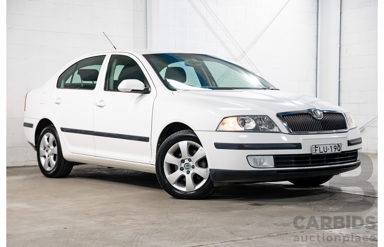06/2008 Skoda Octavia Elegance FWD 1Z 4D Sedan White 2.0L