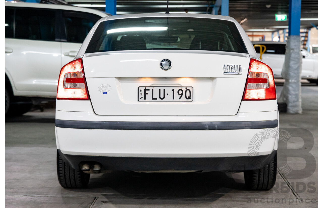 06/2008 Skoda Octavia Elegance FWD 1Z 4D Sedan White 2.0L