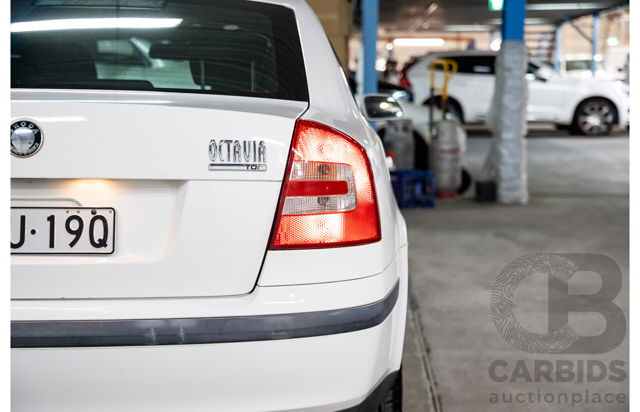 06/2008 Skoda Octavia Elegance FWD 1Z 4D Sedan White 2.0L