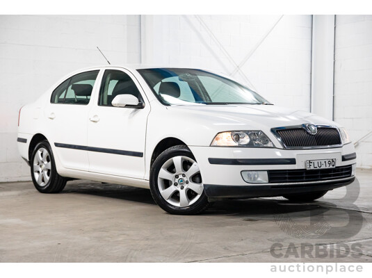 06/2008 Skoda Octavia Elegance FWD 1Z 4D Sedan White 2.0L