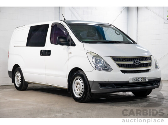 01/2014 Hyundai Iload RWD TQ MY13 4D Van White Turbo Diesel 2.5L