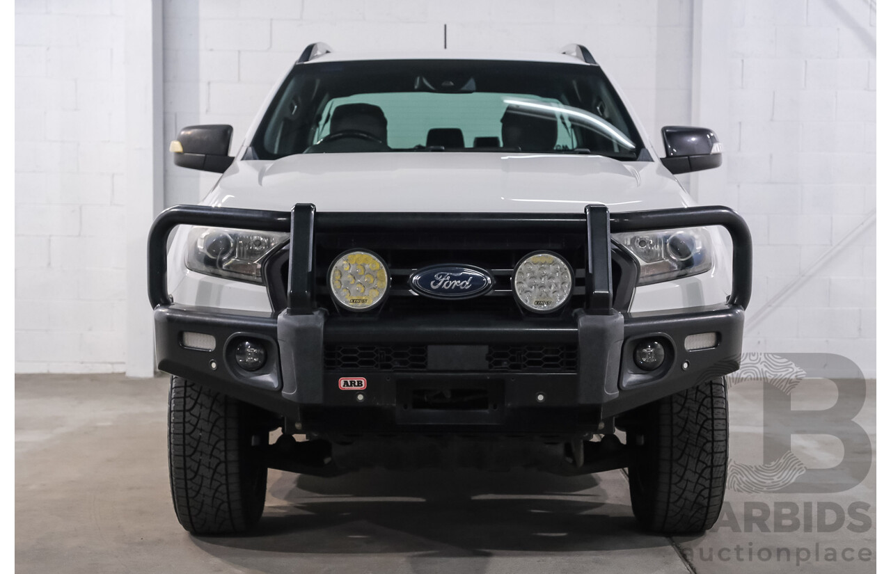 02/2019 Ford Ranger WILDTRAK 3.2 (4x4) 4x4 PX MKIII MY19 Double Cab P/Up Arctic White Diesel Turbo 3.2L