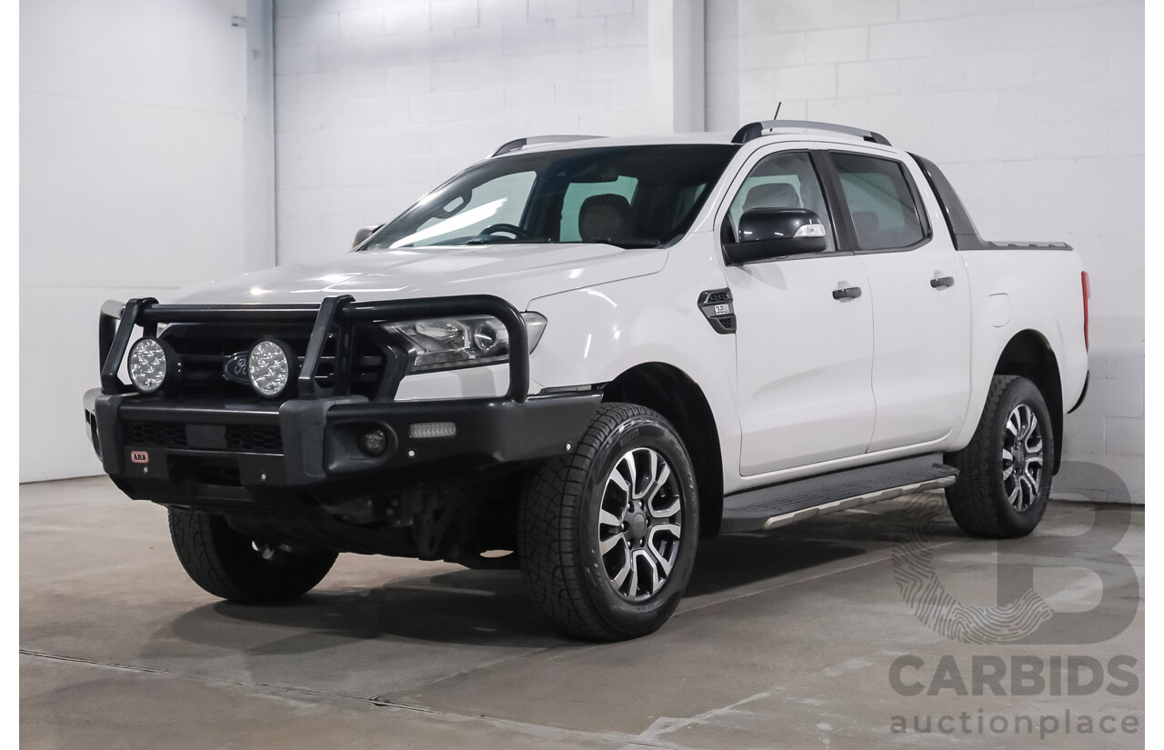 02/2019 Ford Ranger WILDTRAK 3.2 (4x4) 4x4 PX MKIII MY19 Double Cab P/Up Arctic White Diesel Turbo 3.2L