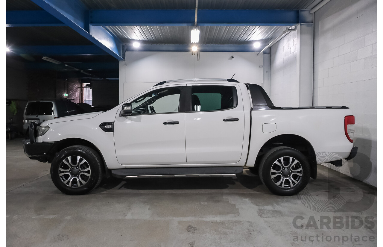 02/2019 Ford Ranger WILDTRAK 3.2 (4x4) 4x4 PX MKIII MY19 Double Cab P/Up Arctic White Diesel Turbo 3.2L