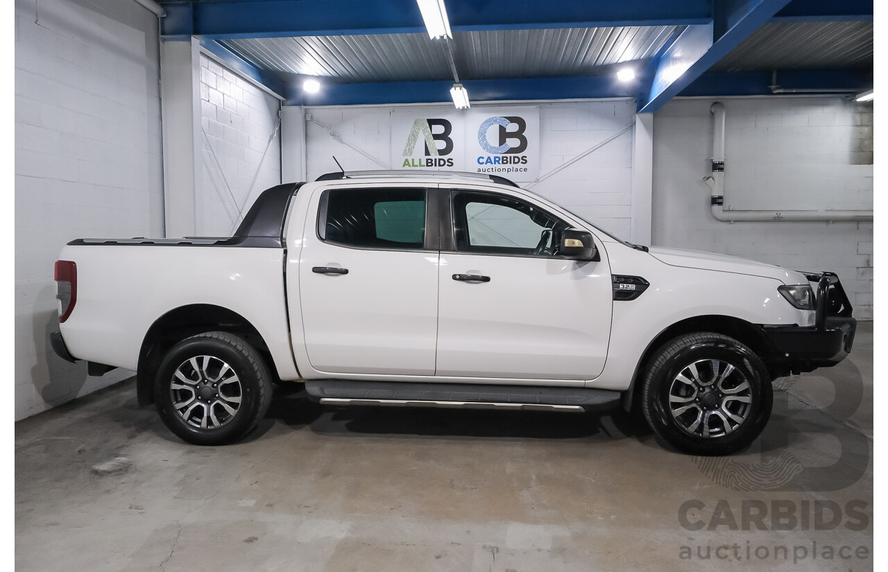 02/2019 Ford Ranger WILDTRAK 3.2 (4x4) 4x4 PX MKIII MY19 Double Cab P/Up Arctic White Diesel Turbo 3.2L