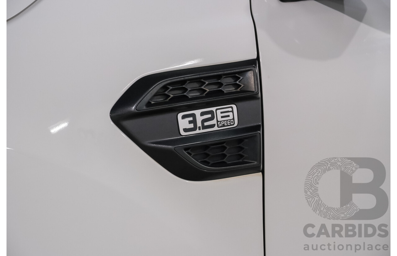 02/2019 Ford Ranger WILDTRAK 3.2 (4x4) 4x4 PX MKIII MY19 Double Cab P/Up Arctic White Diesel Turbo 3.2L