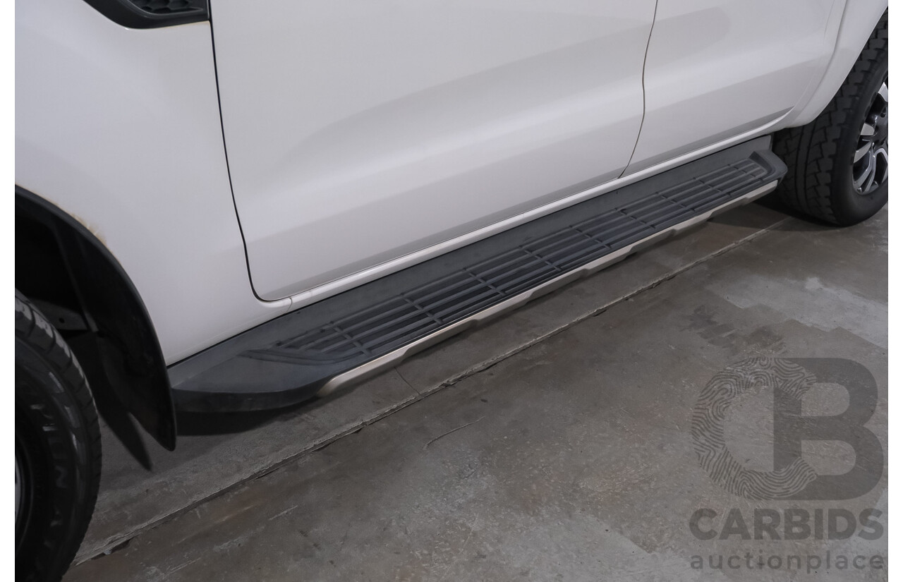 02/2019 Ford Ranger WILDTRAK 3.2 (4x4) 4x4 PX MKIII MY19 Double Cab P/Up Arctic White Diesel Turbo 3.2L