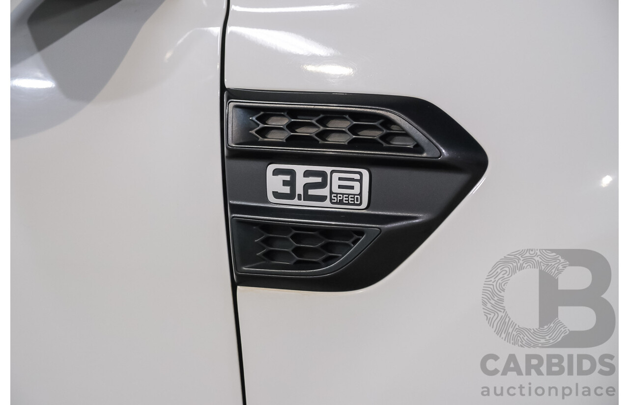 02/2019 Ford Ranger WILDTRAK 3.2 (4x4) 4x4 PX MKIII MY19 Double Cab P/Up Arctic White Diesel Turbo 3.2L