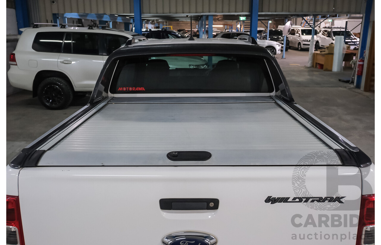02/2019 Ford Ranger WILDTRAK 3.2 (4x4) 4x4 PX MKIII MY19 Double Cab P/Up Arctic White Diesel Turbo 3.2L