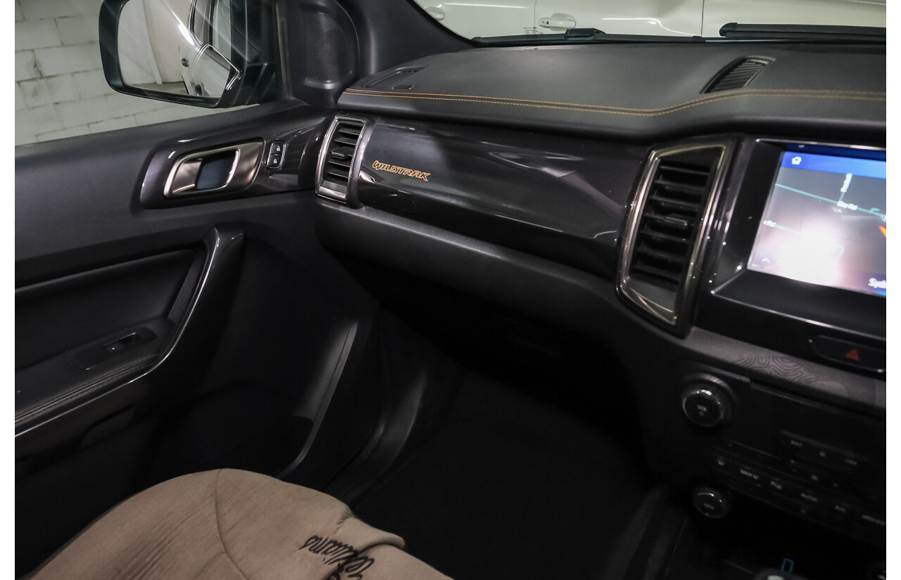 02/2019 Ford Ranger WILDTRAK 3.2 (4x4) 4x4 PX MKIII MY19 Double Cab P/Up Arctic White Diesel Turbo 3.2L