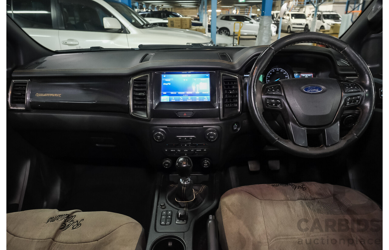 02/2019 Ford Ranger WILDTRAK 3.2 (4x4) 4x4 PX MKIII MY19 Double Cab P/Up Arctic White Diesel Turbo 3.2L