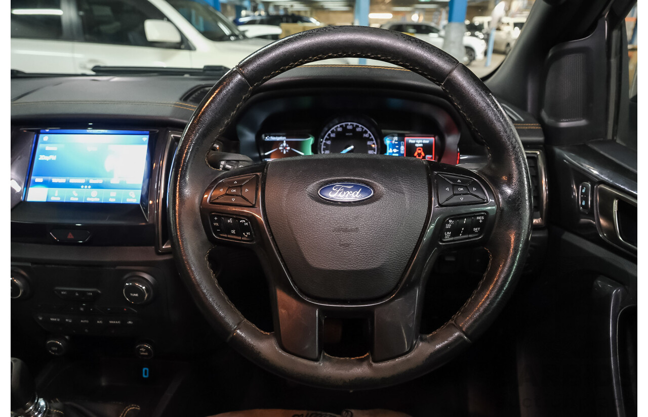 02/2019 Ford Ranger WILDTRAK 3.2 (4x4) 4x4 PX MKIII MY19 Double Cab P/Up Arctic White Diesel Turbo 3.2L