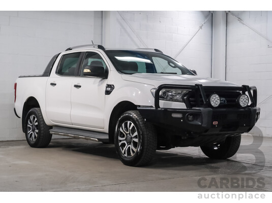 02/2019 Ford Ranger WILDTRAK 3.2 (4x4) 4x4 PX MKIII MY19 Double Cab P/Up Arctic White Diesel Turbo 3.2L