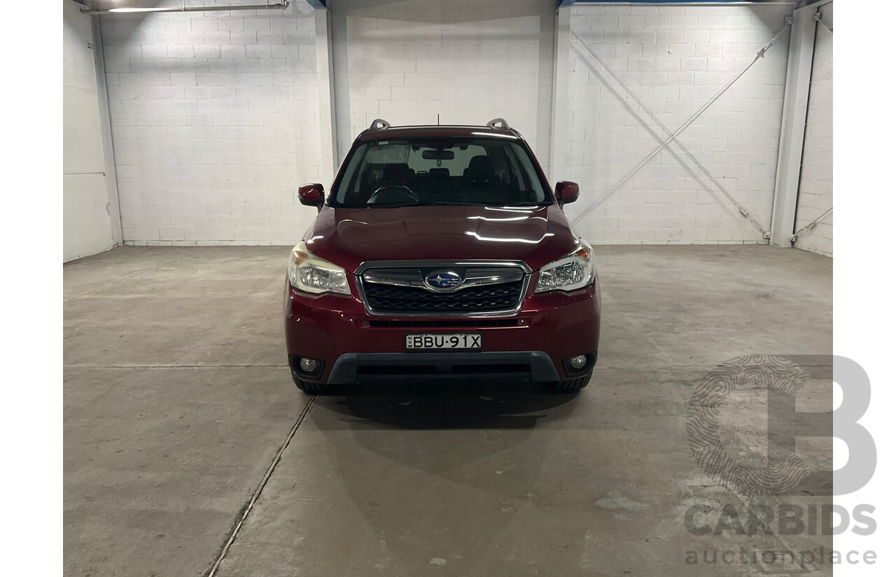 4/2014 Subaru Forester 2.5i-S (AWD) MY14 4d Wagon Red 2.5L